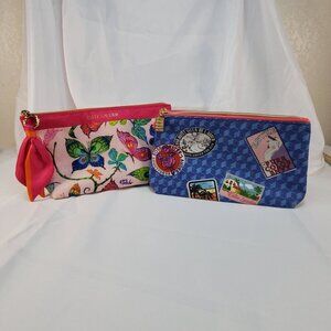 2 Estée Lauder Cosmetic Makeup Bags Pouches